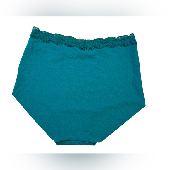 PINK No-Show Lace-Trim Boyshort Panty Green NWT - Picture 6 of 9